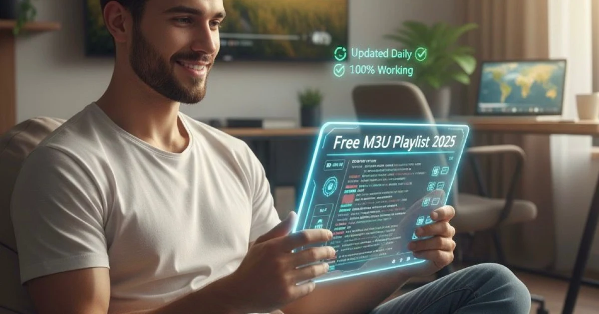 Free M3U Playlist 2025 – Updated Daily and 100% Working